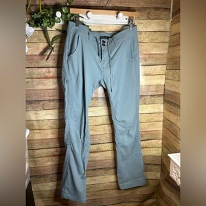 PrAna Convertible Hiking Utility Pants Green Women’s Size 10